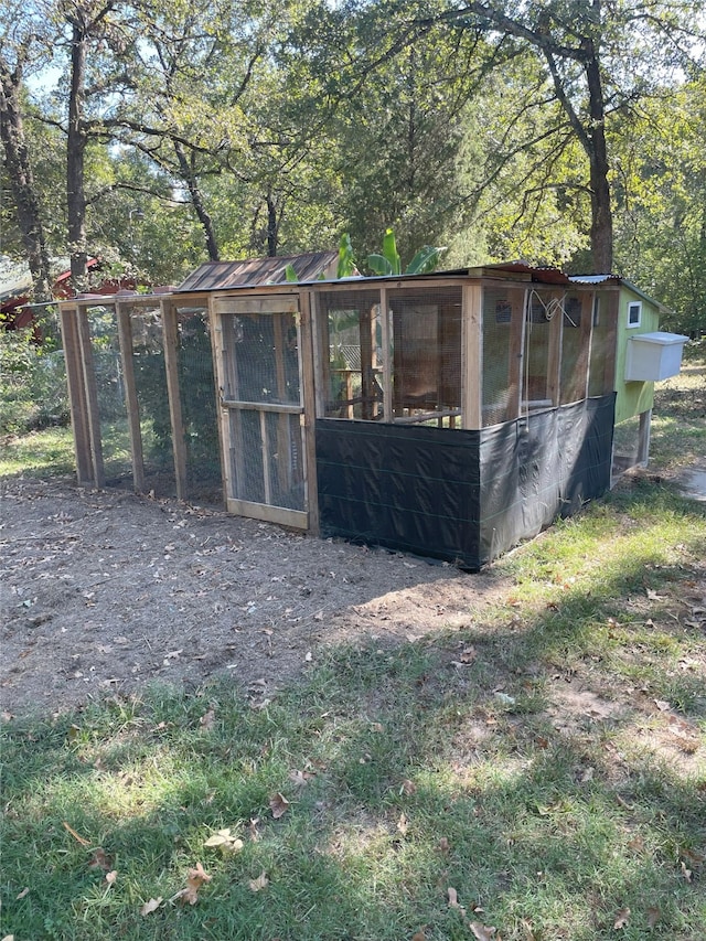 view of outbuilding