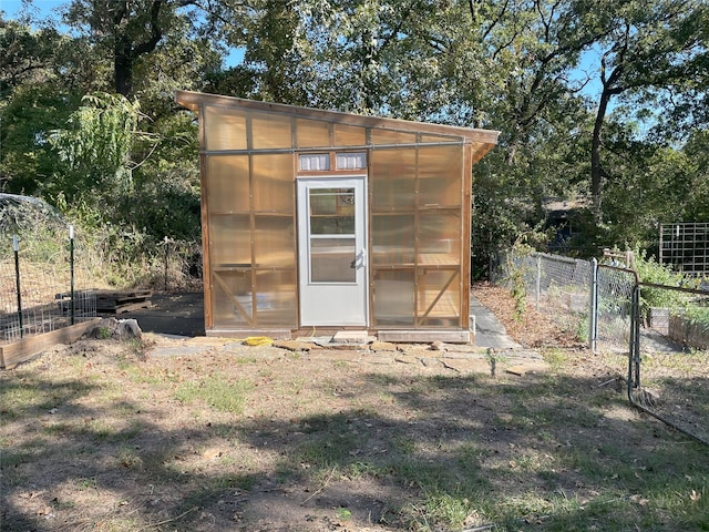 view of outbuilding