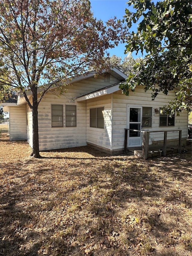 view of rear view of house