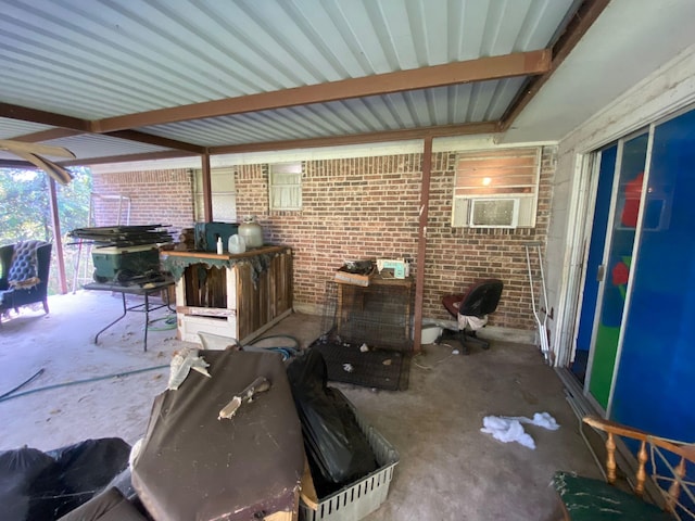 view of patio with cooling unit