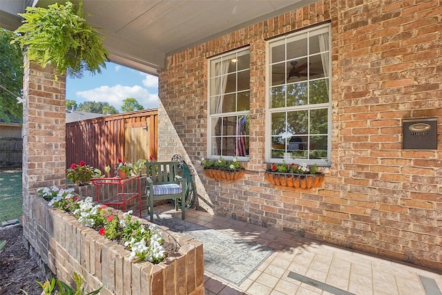 view of patio