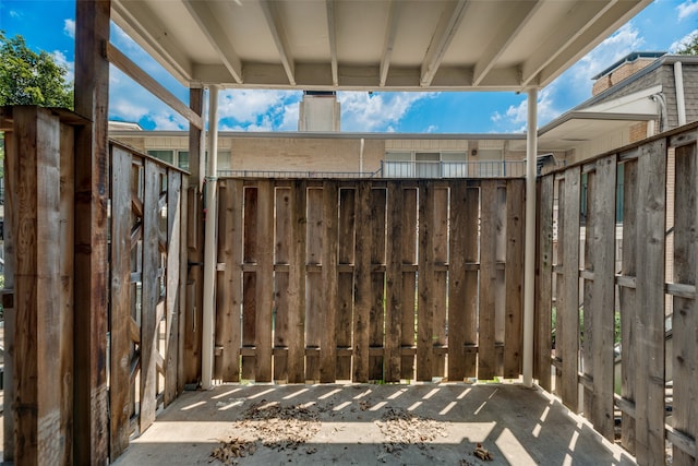 view of patio