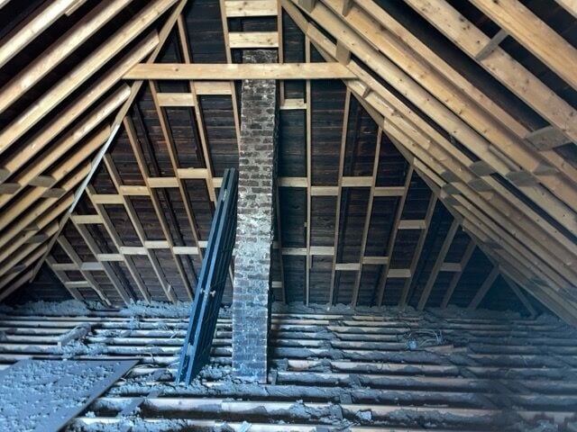 view of attic