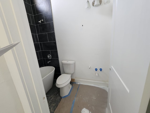 bathroom featuring toilet