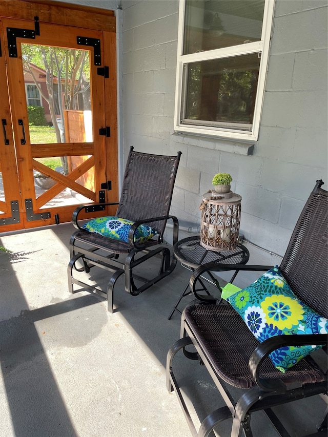 view of patio / terrace with french doors