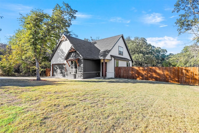 exterior space featuring a yard