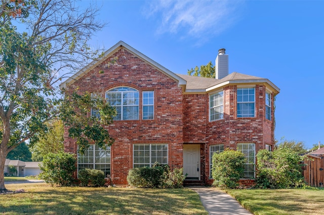 view of front of house featuring a front yard