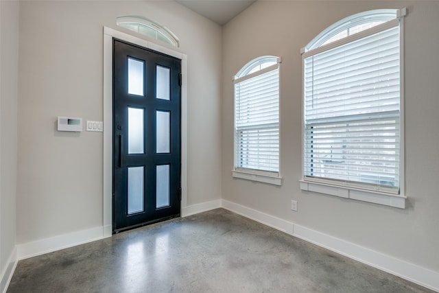 view of entrance foyer