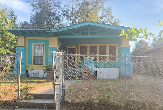 view of front of home