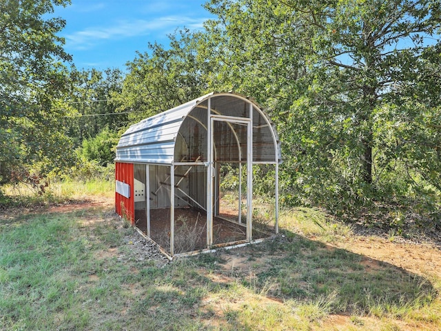 view of outbuilding