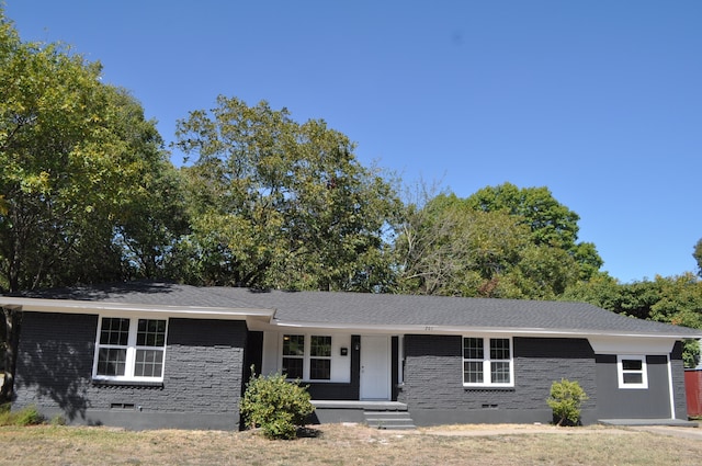 view of ranch-style home