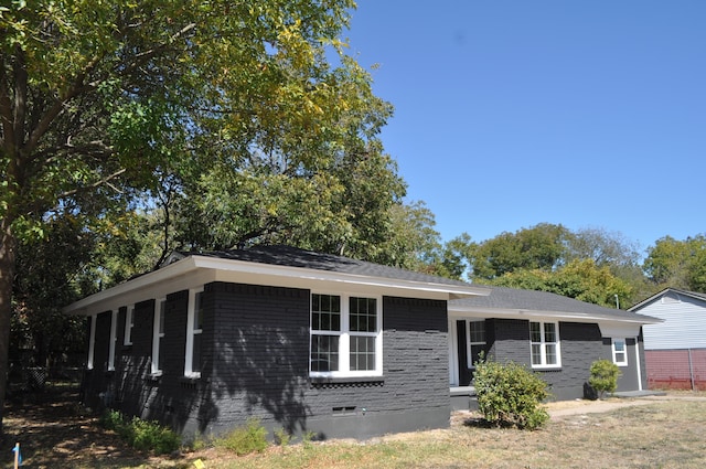 view of ranch-style home