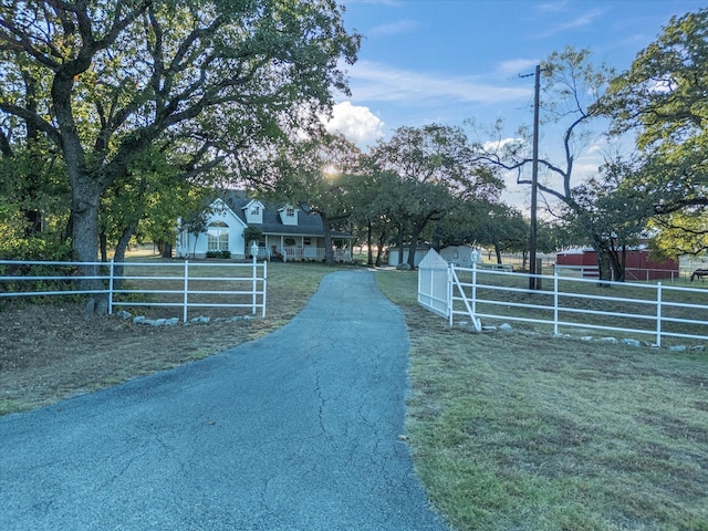 view of road