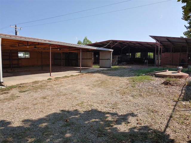 view of outdoor structure