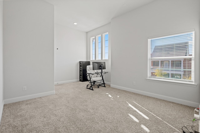 interior space with a wealth of natural light