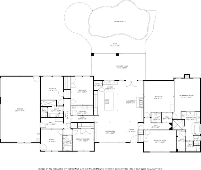 7817 Bella Flora Dr, Fort Worth, TX 76126 - floor plan