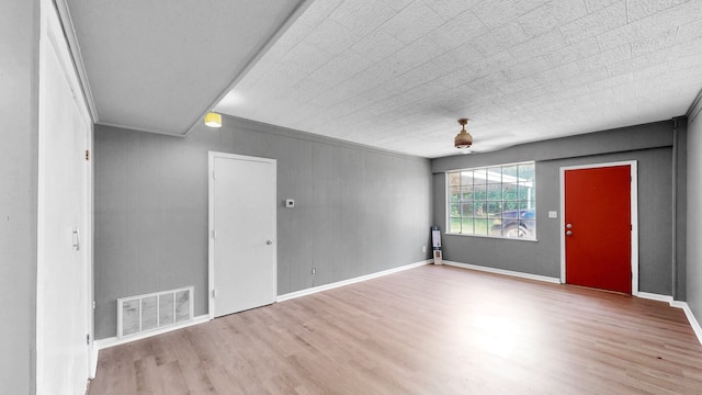 interior space featuring light hardwood / wood-style floors