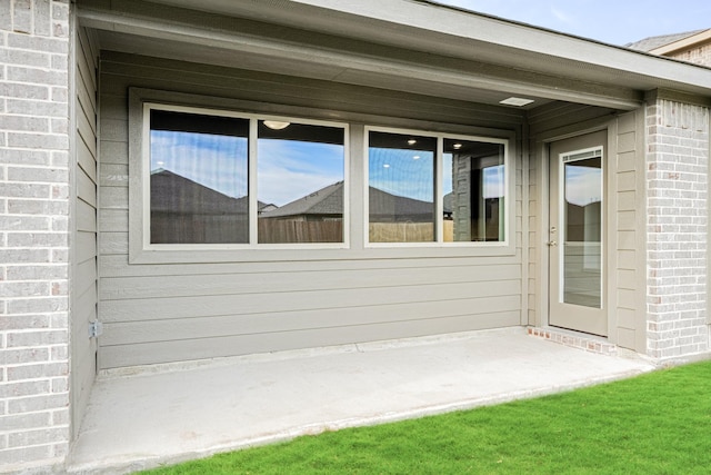 exterior space with a patio area