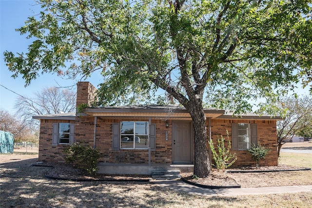 view of ranch-style home