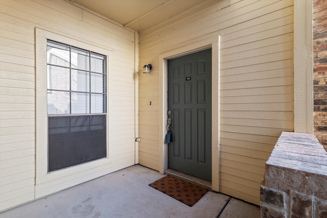 view of entrance to property