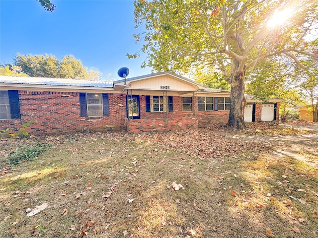 view of ranch-style house