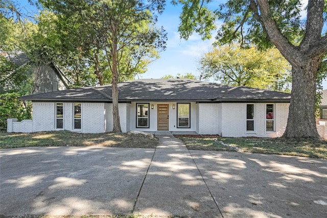 view of ranch-style home