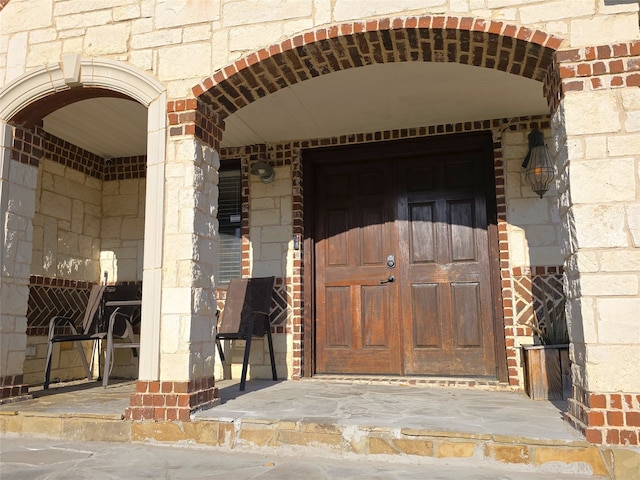 view of entrance to property