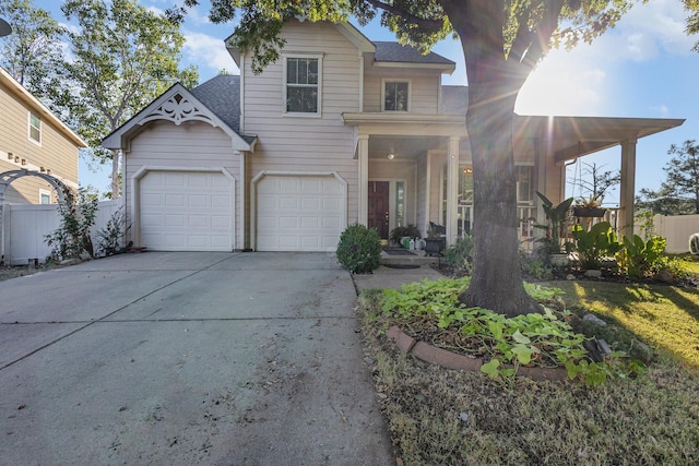 view of front of home