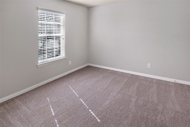 empty room featuring carpet floors