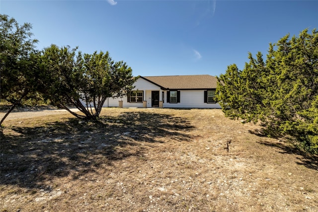 view of ranch-style home