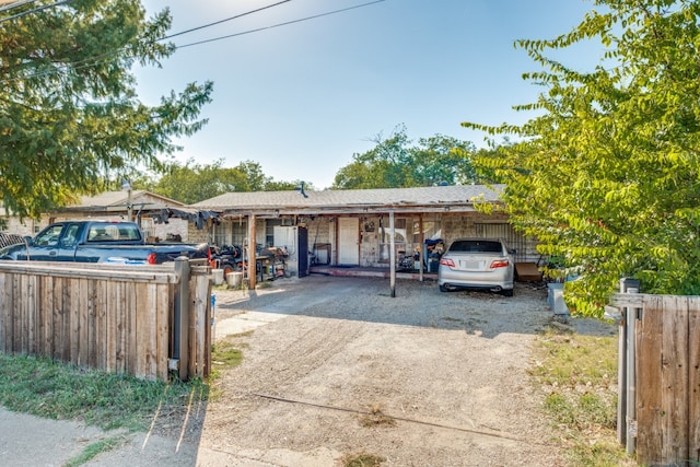 view of ranch-style home