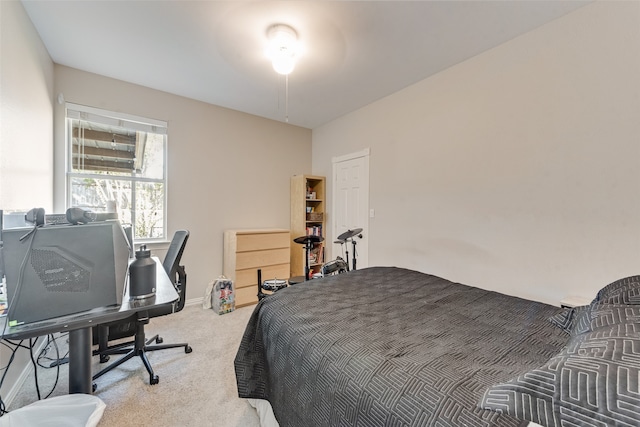 bedroom featuring carpet flooring