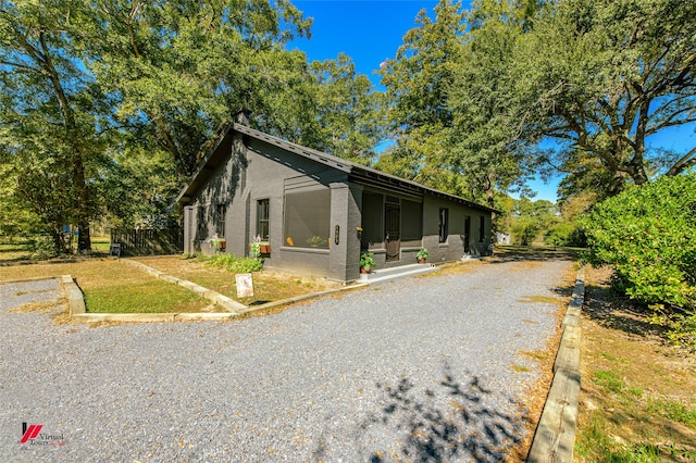 view of front of house