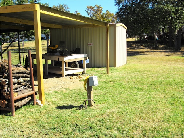 view of yard