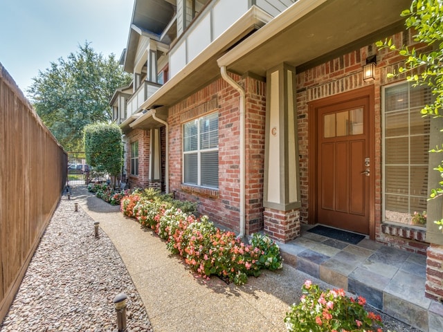 view of entrance to property