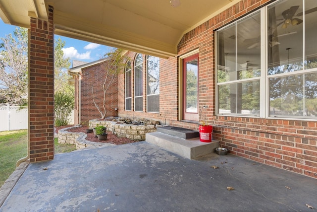 view of patio