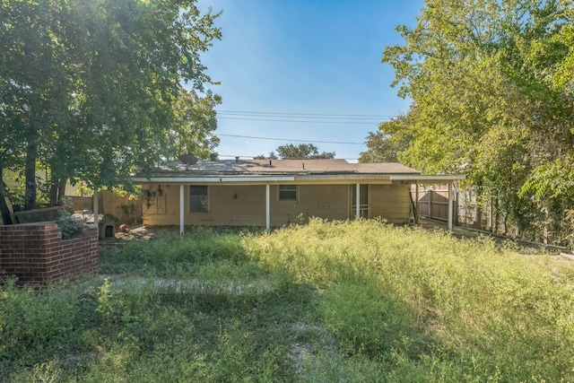 view of back of house