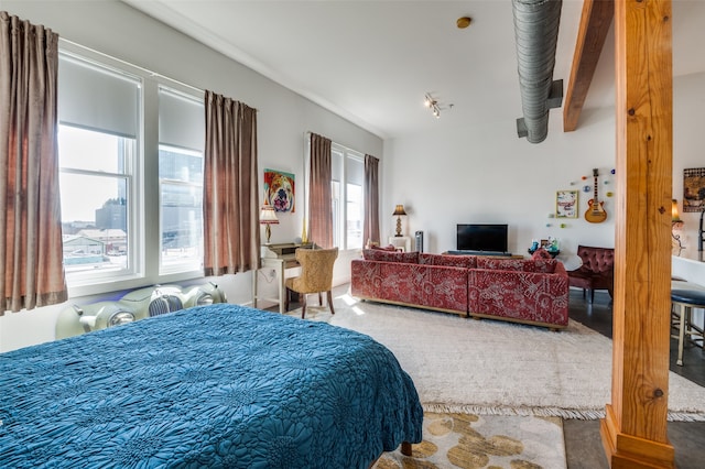 bedroom featuring carpet floors