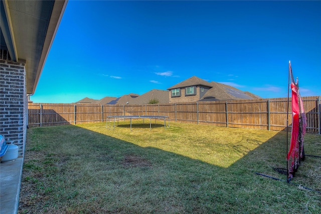 4035 Three Forks Rd, Kaufman, TX 75142 - view of yard with a trampoline