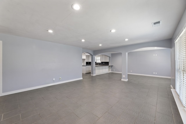 view of unfurnished living room