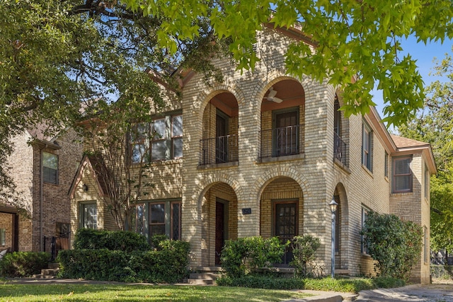 view of tudor home