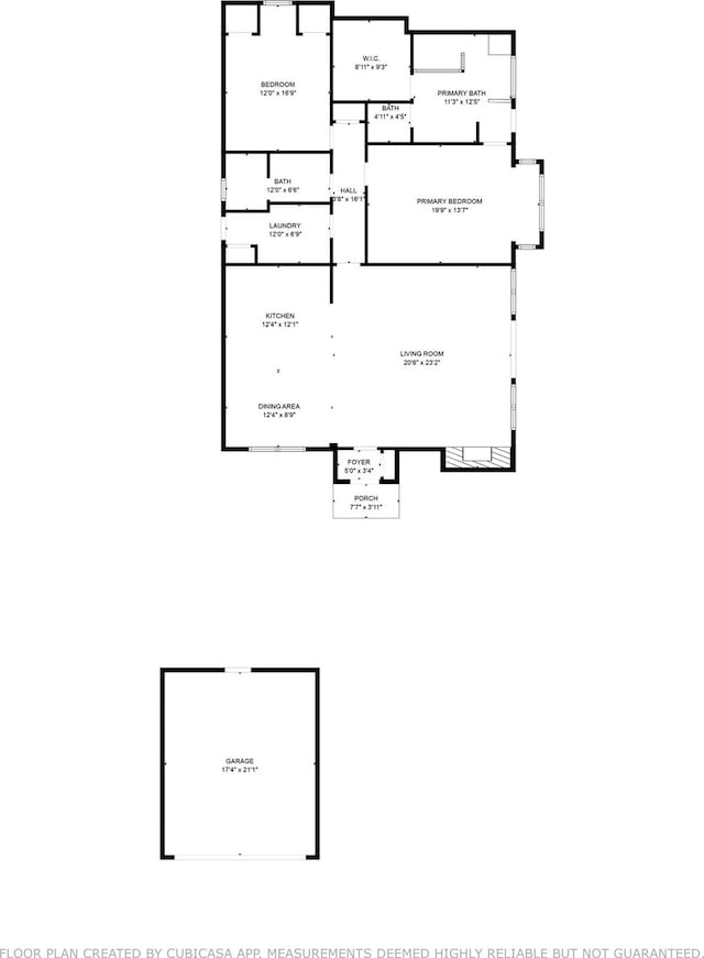 6048 Casey Ct, Fort Worth, TX 76140 - floor plan