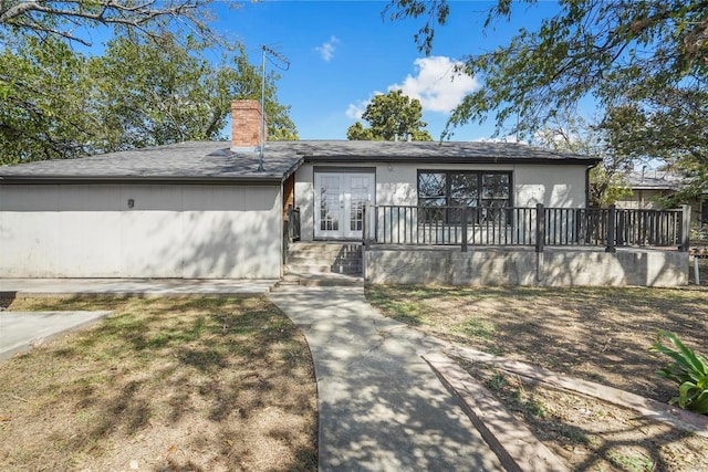 view of front of home