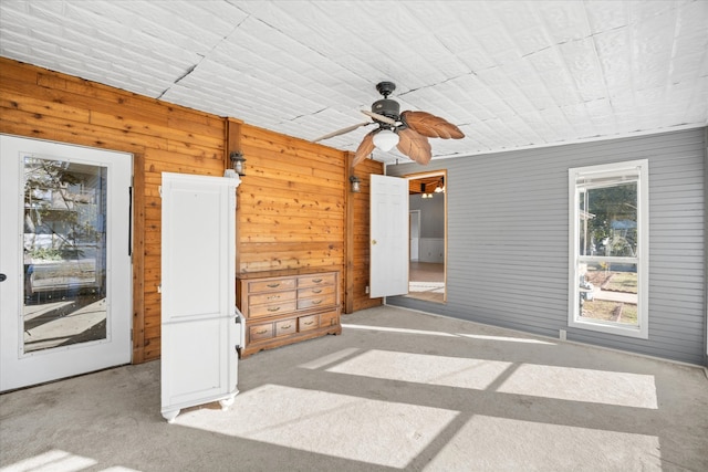 view of patio / terrace with ceiling fan