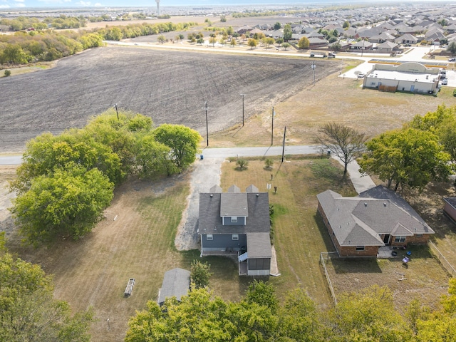 aerial view featuring a residential view