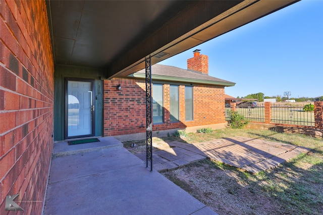 view of patio