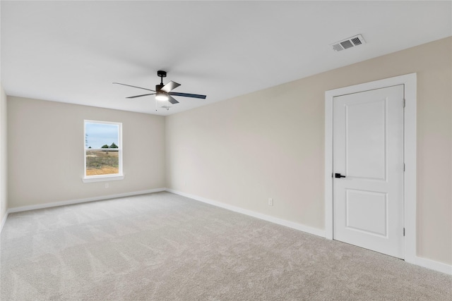 1230 Dixie Estates Way, Whitesboro, TX 76273 - spare room with a ceiling fan, carpet flooring, and baseboards
