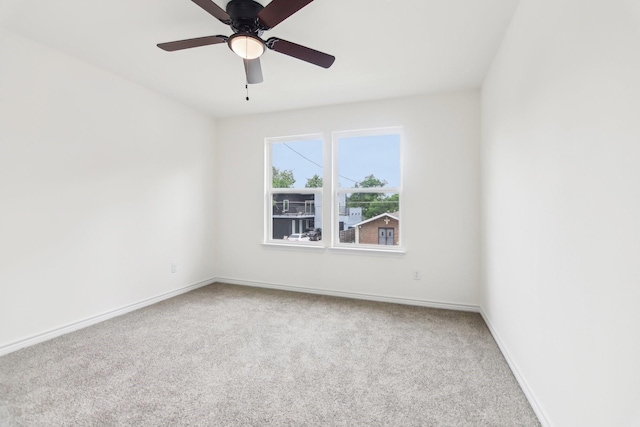 1610 Life Ave, Dallas, TX 75212 - carpeted spare room featuring baseboards and ceiling fan