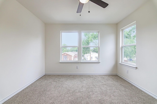 1610 Life Ave, Dallas, TX 75212 - carpeted spare room with a ceiling fan and baseboards
