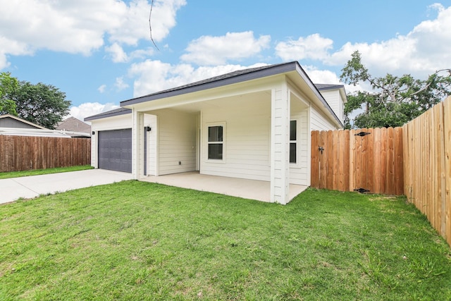1610 Life Ave, Dallas, TX 75212 - ranch-style house featuring driveway, a garage, and a patio